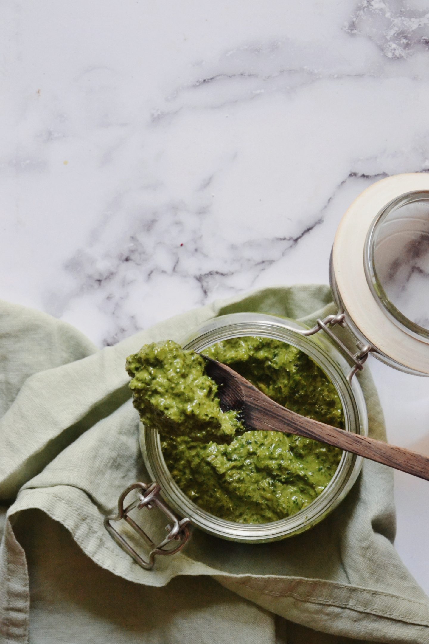 Pesto på Morotsblast Primavera Content